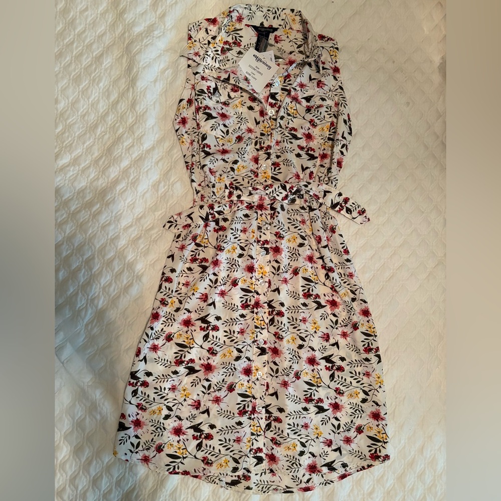 Chicwish Floral Midi Dress - Multicolor
